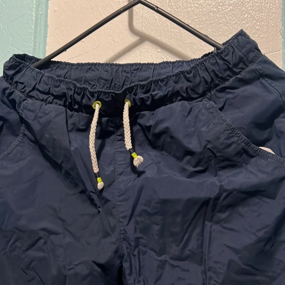 Navy Blue Drawstring Pants